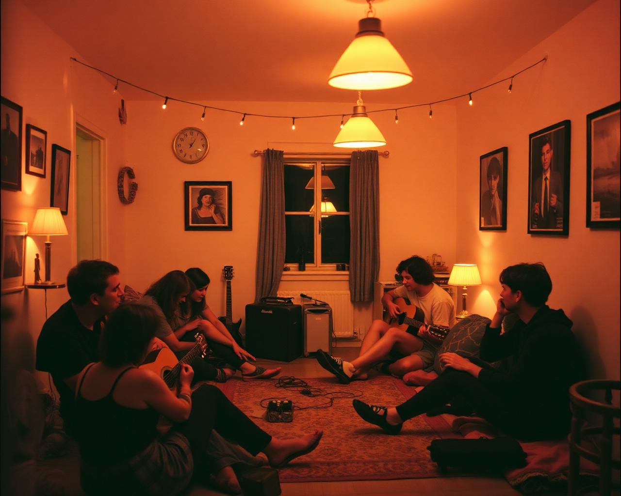 Live music night in the common room